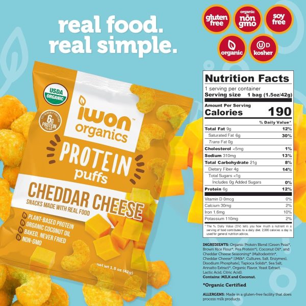 IWON Organics Protein Puffs - Image 2