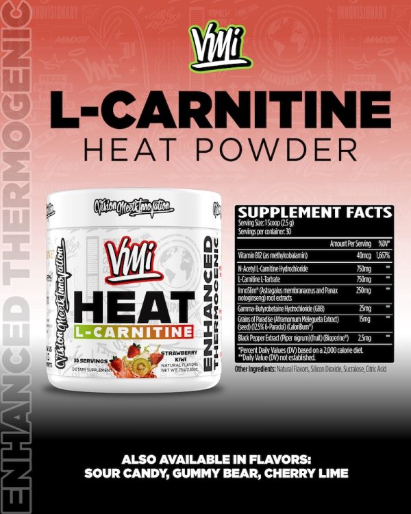 VMI Sports L-Carnitine HEAT Powder - Image 2