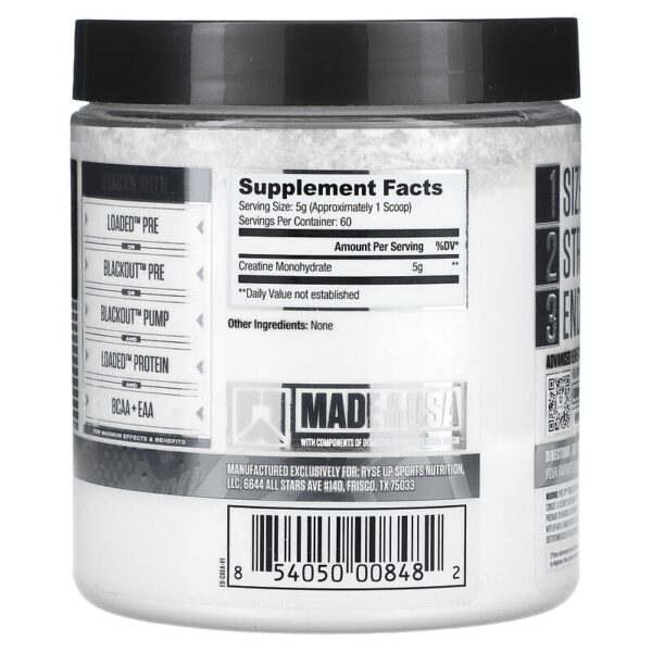 RYSE Creatine Monohydrate 300g - Image 2