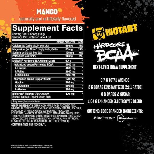 Mutant Hardcore BCAA - Image 2