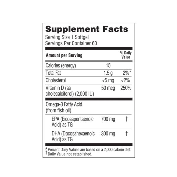 Spoken Nutrition High EPA Fish Oil +D - Image 2